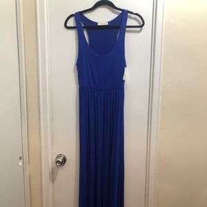 Jolie Blue Racerback Maxi Dress (size small)